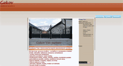 Desktop Screenshot of gakov.sk
